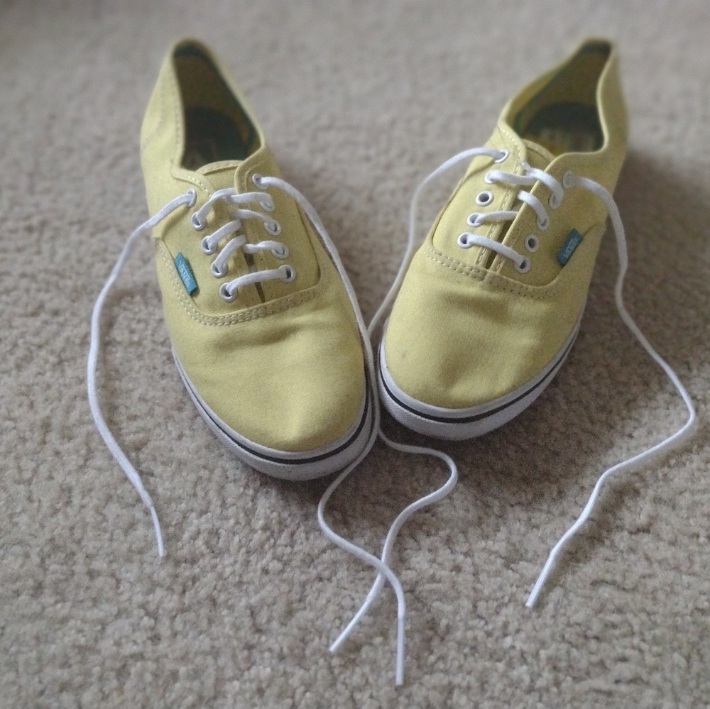 Vans Unisex Light Yellow- Great Condition